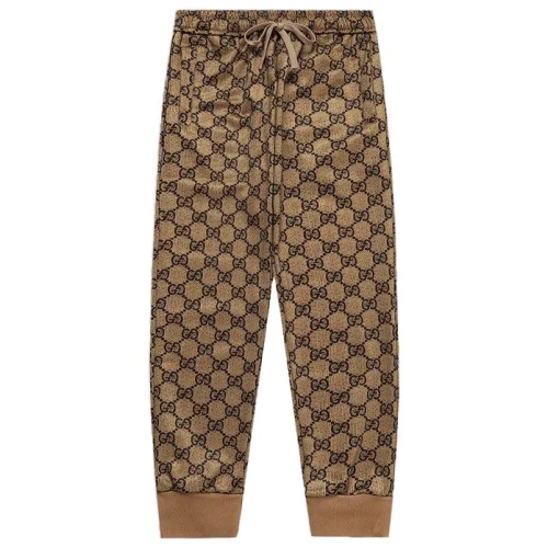 Штаны Gucci The Print Of The Connected Logo Is The Letter G "Brown"