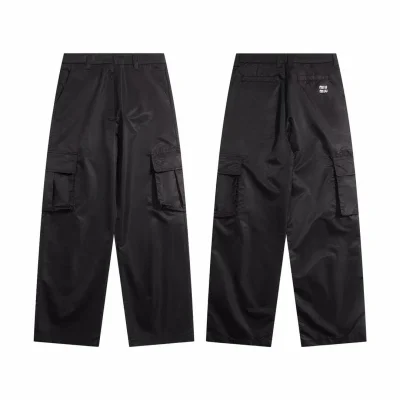 Штаны Miu Miu Expanded Pockets "Black" фото № 4