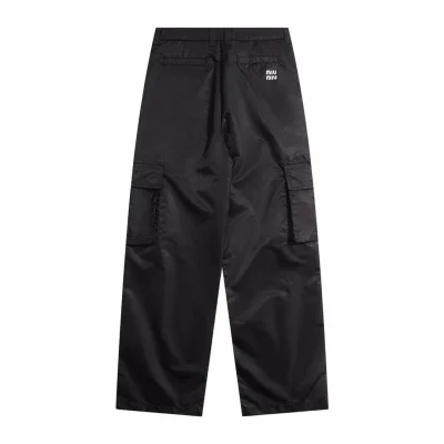 Штаны Miu Miu Expanded Pockets "Black" фото № 2