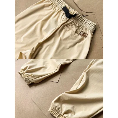 Штаны MLB With Clasp And Logo "Beige" фото № 3 Штаны MLB With Clasp And Logo "Beige" фото № 3