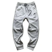 Штаны Nike With Black Emblem "Gray/White"