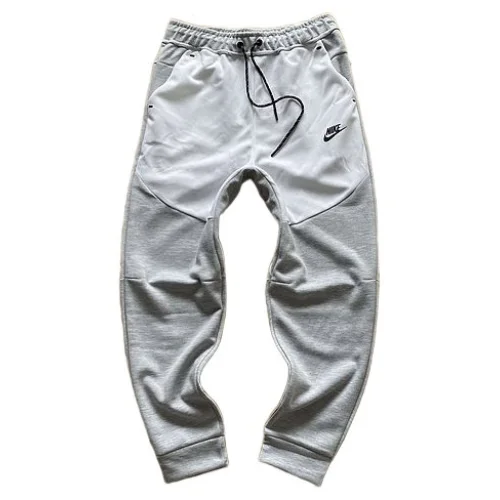 Штаны Nike With Black Emblem "Gray/White"