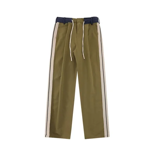 Штаны Palm Angels White Lace And ZIP "Khaki"