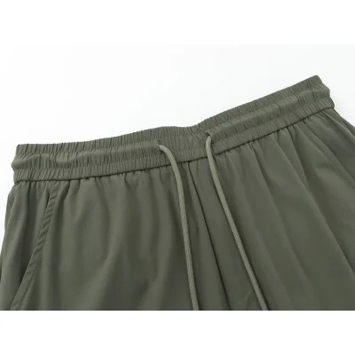 Штаны Prada With Triangular Insert Logo "Khaki" фото № 7