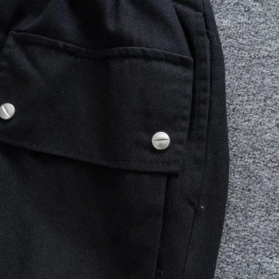 Штаны Rhude With A Yellow Lace "Black" фото № 5