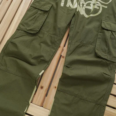 Штаны Stussy With The Inscription Of The Logo "Green" фото № 7