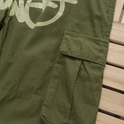 Штаны Stussy With The Inscription Of The Logo "Green" фото № 8
