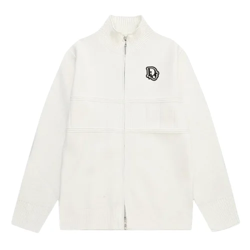 Бомбер Christian Dior Frontside Mini Logo Black Outline "White"