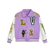 Бомбер Louis Vuitton Frog With A Hammer "Purple"