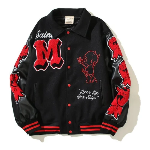 Бомбер Saint Michael Evil Spirits "Black"