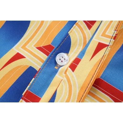 Рубашка Casablanca Repeating Window Print Along "Blue" фото № 3 Рубашка Casablanca Repeating Window Print Along "Blue" фото № 3