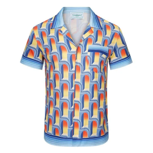 Рубашка Casablanca Repeating Window Print Along "Blue"