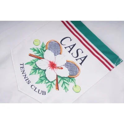 Рубашка Casablanca Colorful Stripes Edge Decoration "White" фото № 3 Рубашка Casablanca Colorful Stripes Edge Decoration "White" фото № 3