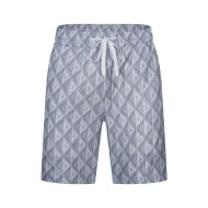 Шорты Dior Repeating Triangle Print "Gray"