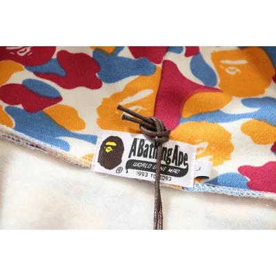 Худи A Bathing Ape Bape Store Los Angeles ZIP "White/Red/Yellow" фото № 8