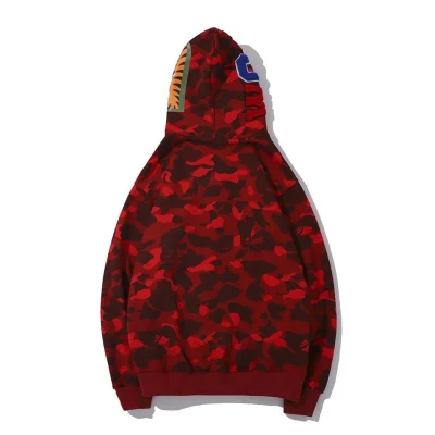 Худи A Bathing Ape Spotted With Creative Hood ZIP "Red" фото № 2