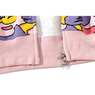 Худи A Bathing Ape Spot Print Shark Zip "Pink, Violet" фото № 5 Худи A Bathing Ape Spot Print Shark Zip "Pink, Violet" фото № 5