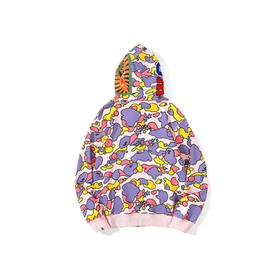 Худи A Bathing Ape Spot Print Shark Zip "Pink, Violet" фото № 2 Худи A Bathing Ape Spot Print Shark Zip "Pink, Violet" фото № 2