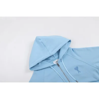 Худи Amiri Heart And Letter — Logo ZIP "Blue" фото № 5