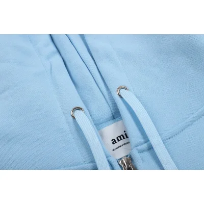 Худи Amiri Heart And Letter — Logo ZIP "Blue" фото № 6