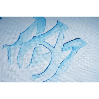 Худи Amiri Bones On The Sleeves "Blue" фото № 6