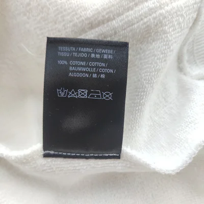 Худи Balenciaga Logo Made Of Pixels "White" фото № 2