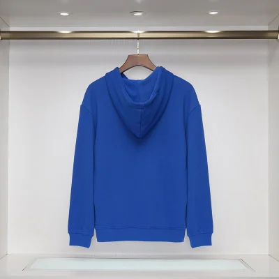 Худи Balmain Embossed Frontal Logo "Blue" фото № 2