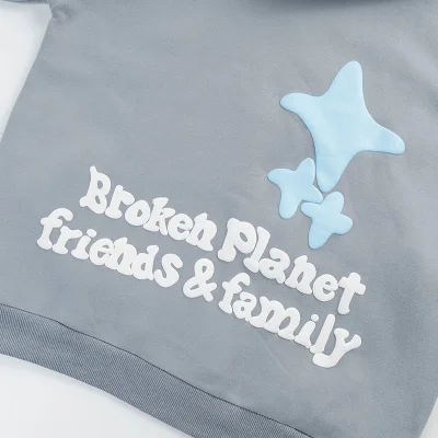 Худи Broken Planet Cosmic Connection "Blue" фото № 2 Худи Broken Planet Cosmic Connection "Blue" фото № 2