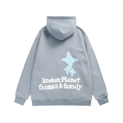 Худи Broken Planet Cosmic Connection "Blue" фото № 3 Худи Broken Planet Cosmic Connection "Blue" фото № 3