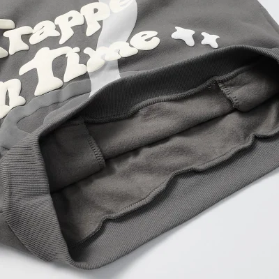 Худи Broken Planet Trapped In Time - Text "Gray" фото № 3