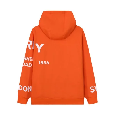 Худи Burberry Text On The Chest And Sleeve "Orange" фото № 2
