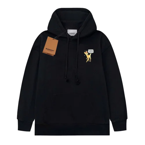 Худи Burberry Frontside Print Bambi From Disney Logo "Black"