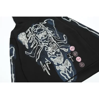 Худи Cactus Jack Merch Be Happy Skeleton "Black" фото № 7