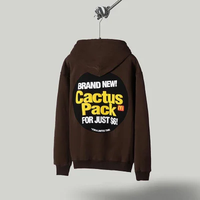 Худи Cactus Jack x McDonald's Cactus Pack Sticker "Brown" фото № 3 Худи Cactus Jack x McDonald's Cactus Pack Sticker "Brown" фото № 3
