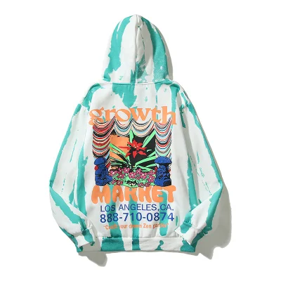 Худи Cactus Jack Merch Creative Design "White/Turquoise" фото № 2 Худи Cactus Jack Merch Creative Design "White/Turquoise" фото № 2