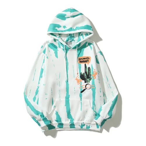Худи Cactus Jack Merch Creative Design "White/Turquoise"