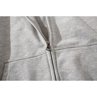 Худи Carhartt With Yellow Emblem - ZIP "Gray" фото № 4