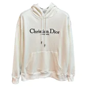 Худи Christian Dior Frontside Contrast Central Logo Couture "White"