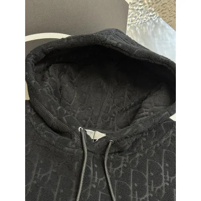 Худи Christian Dior Fluffy Print Dior Logos "Black" фото № 4