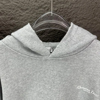 Худи Christian Dior White Small Frontside Logo "Gray" фото № 2