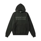 Худи Fear Of God Pasted Text Logo "Black/Green"