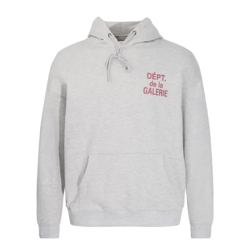 Худи Gallery Dept With Patch "Gray/Red"