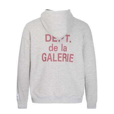 Худи Gallery Dept With Patch "Gray/Red" фото № 2