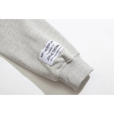 Худи Gallery Dept With Patch "Gray/Red" фото № 4