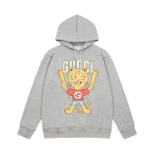 Худи Gucci Cat With Fangs Print "Gray"