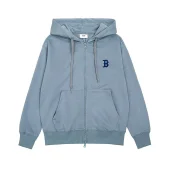 Худи MLB With Logo ZIP "Blue"
