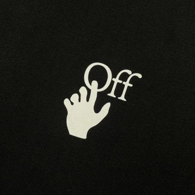Худи OFF-White Diagonal Arrows Skeleton And Man "Black" фото № 4 Худи OFF-White Diagonal Arrows Skeleton And Man "Black" фото № 4