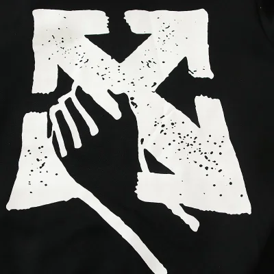 Худи Off White Diagonal Arrows Hand "Black" фото № 4