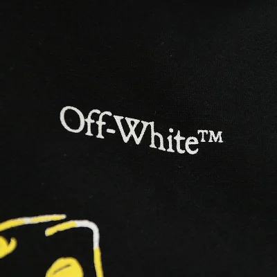 Худи Off White Cartoon Family Picture "Black" фото № 4