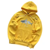 Худи Palm Angels Shark Divided Into Two Parts "Yellow"